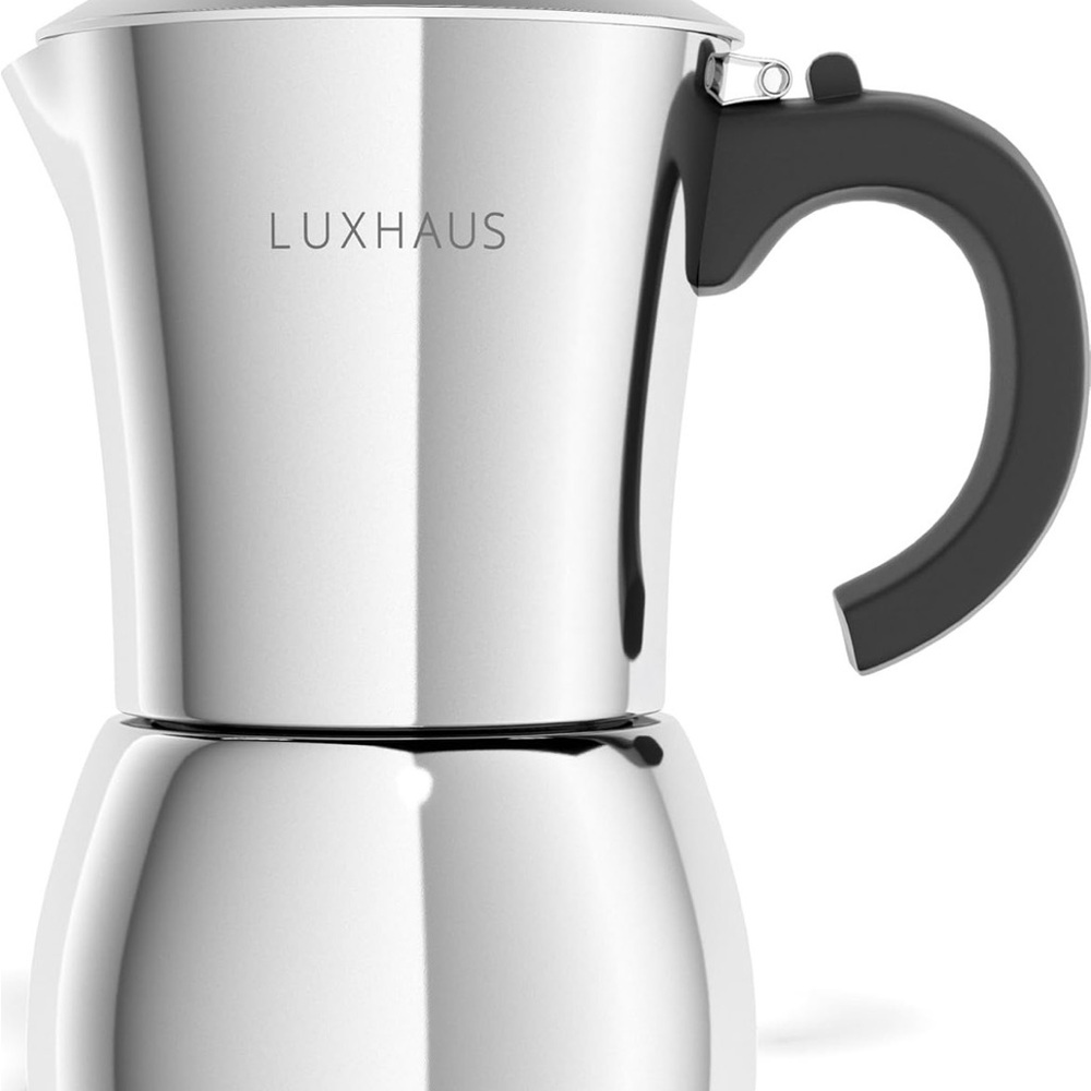 Moka Pot - 3 Cup Stovetop Espresso Maker - 100%